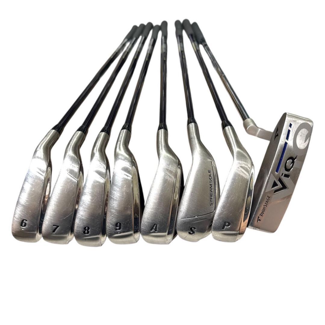 ブリヂストン ツアーステージ viq 13本 フルセット フレックスR メンズ