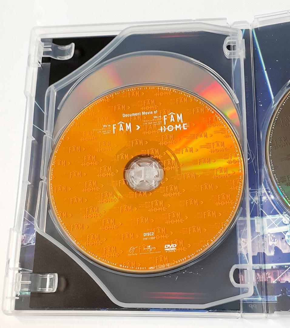 timelesz LIVE TOUR FAM DOME 通常盤 DVD