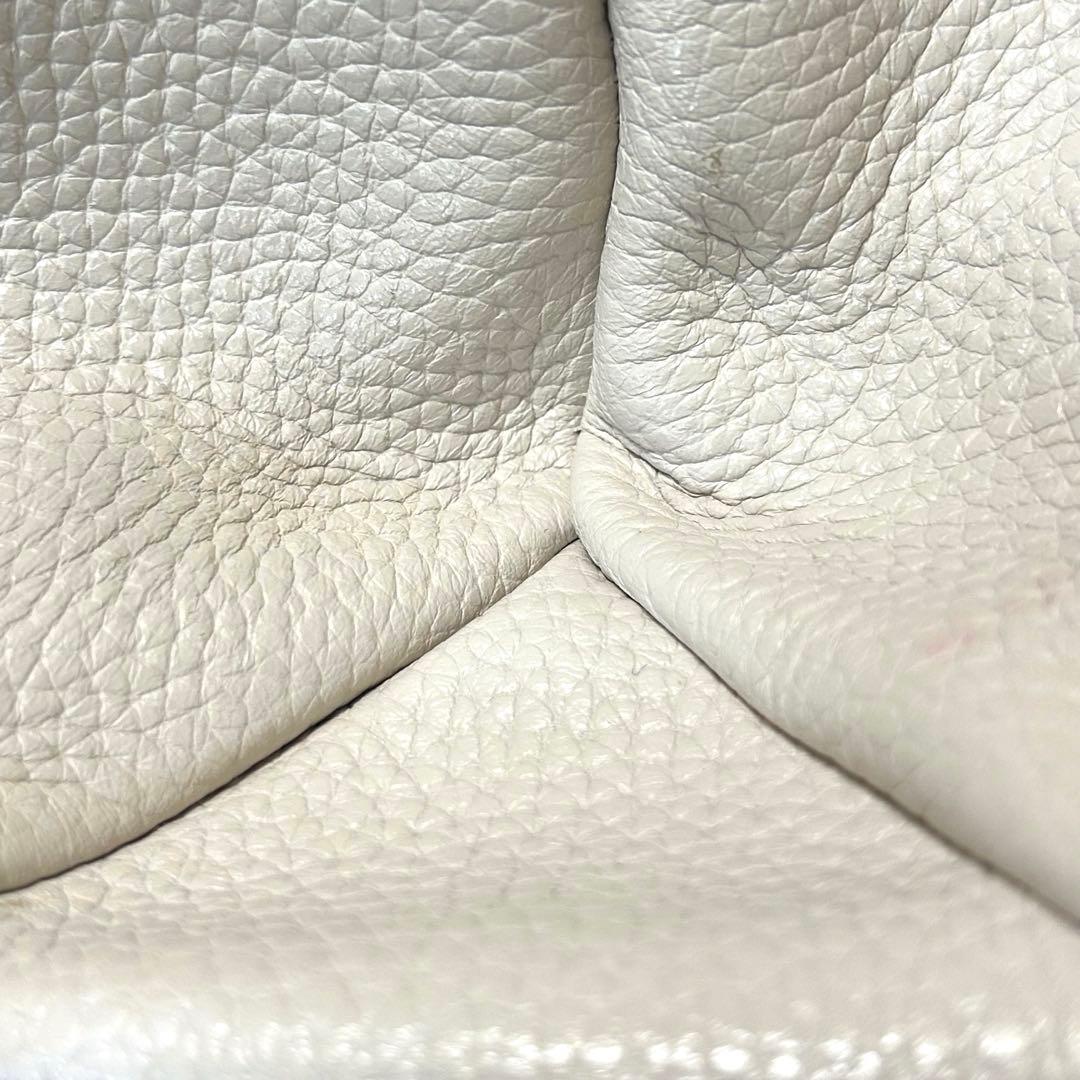 【美品】ATAO アタオ　2wayショルダー　バッグ エルヴィ　オフホワイト