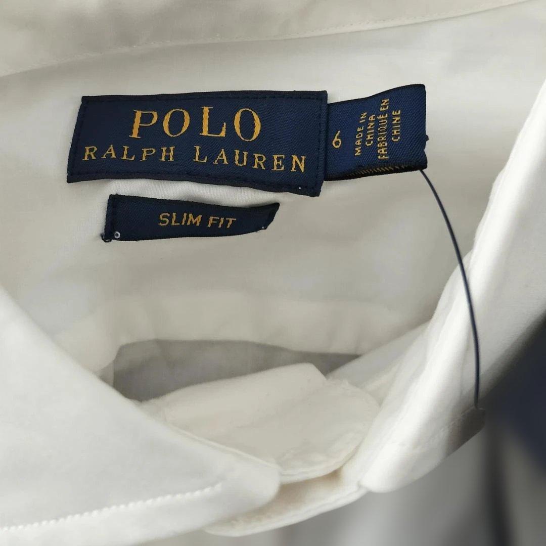 ひ*ん様 Polo Ralph Lauren ホワイト長袖シャツ 6号