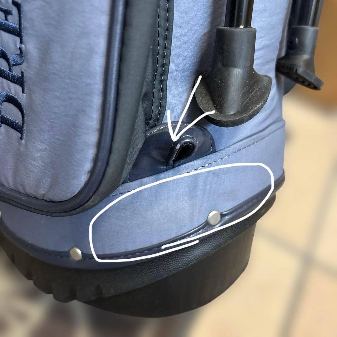 ZOYゾーイ スタンド型キャディバッグ 9.5型 軽量タイプ ブルー系