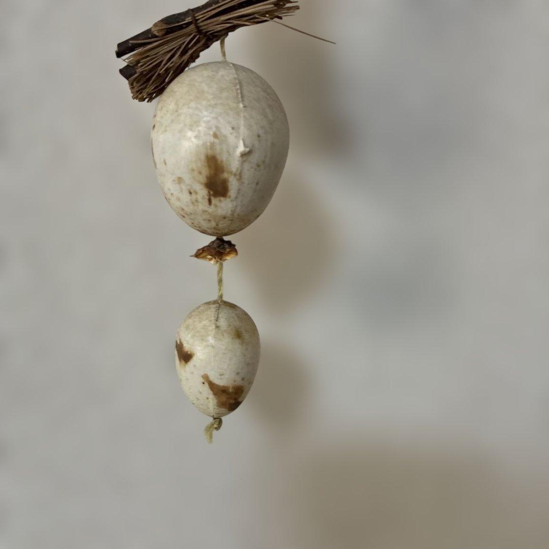 【ドイツクリスマスマーケット購入】ハンドメイド 鳥の置物