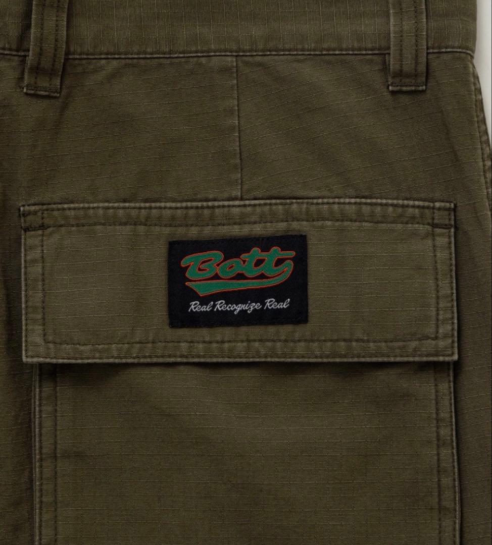 Bott コットンカーゴパンツ オリーブ