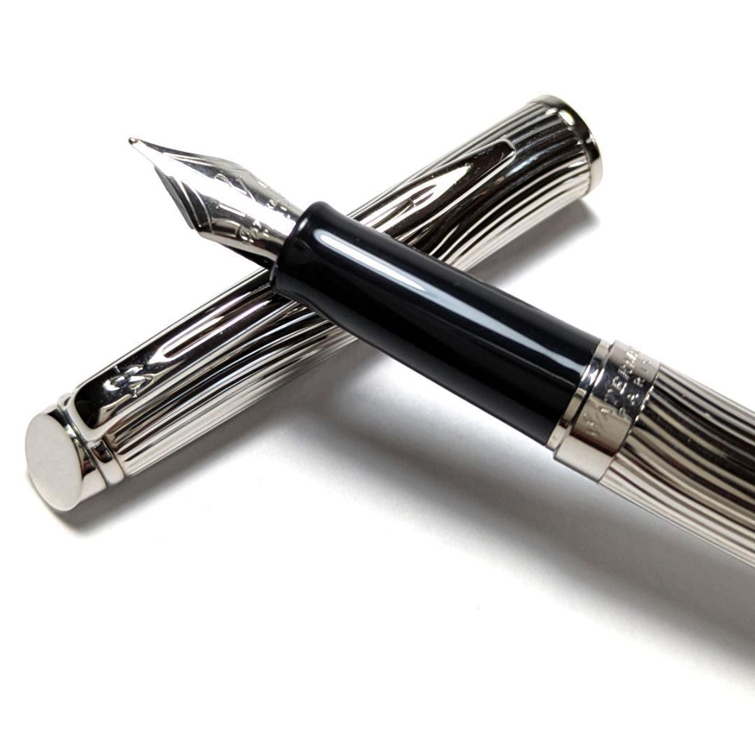 wmf9 ウォーターマン 万年筆 メトロポリタンDX メタルCT F細字 両用式