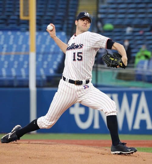 【限定】ヤクルト　スワローズ　バンデンハーク　燕パワーアップグレードユニフォーム