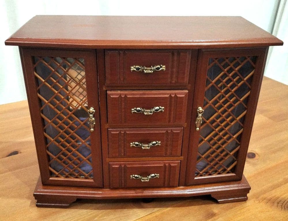 仕掛け式 オルゴール ジェリーボックス 宝石箱