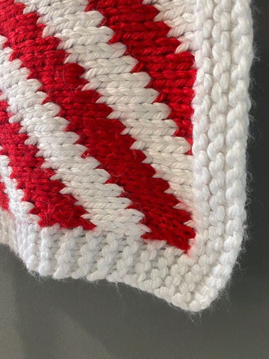 古着 ビンテージ 70s 紅白 グラニー ブランケット ラグ タペストリー