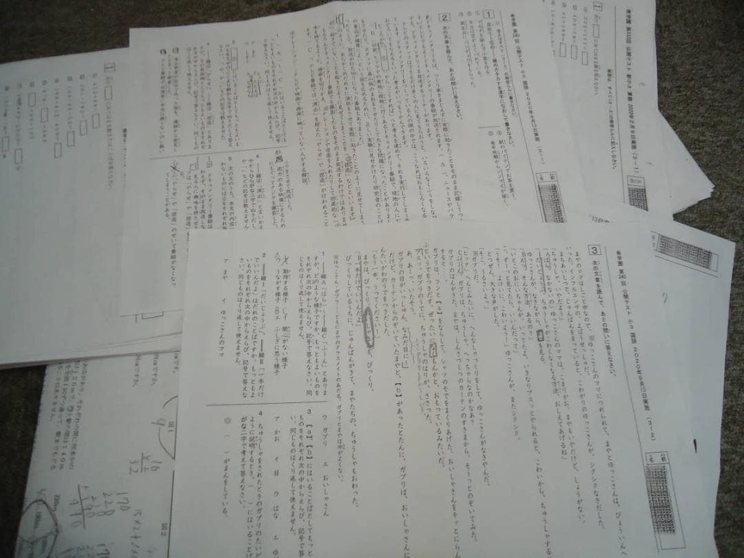 希学園　　小3/3年　　公開テスト　9回（国算）　2020年度使用版