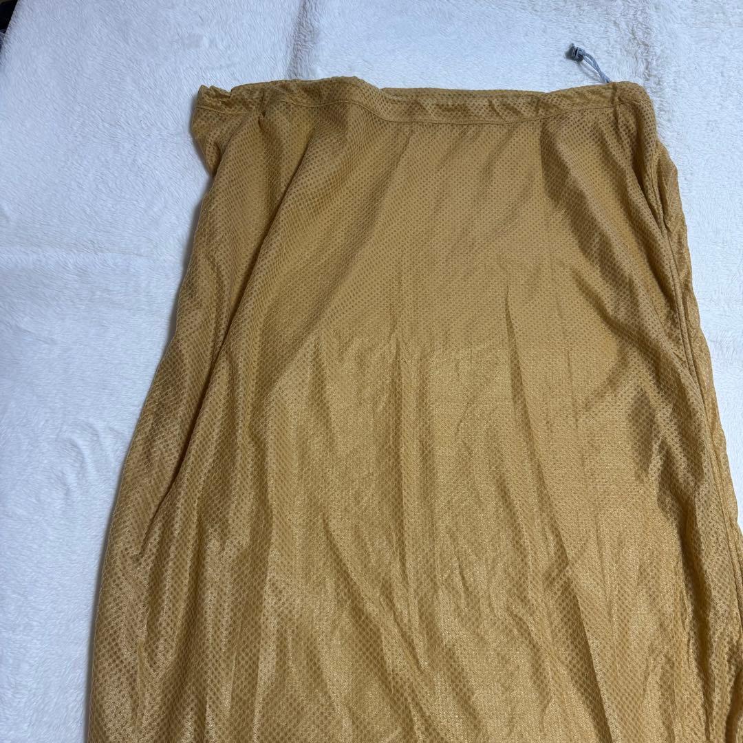 極美品モンベル現行モデルウォームアップシーツ　タン