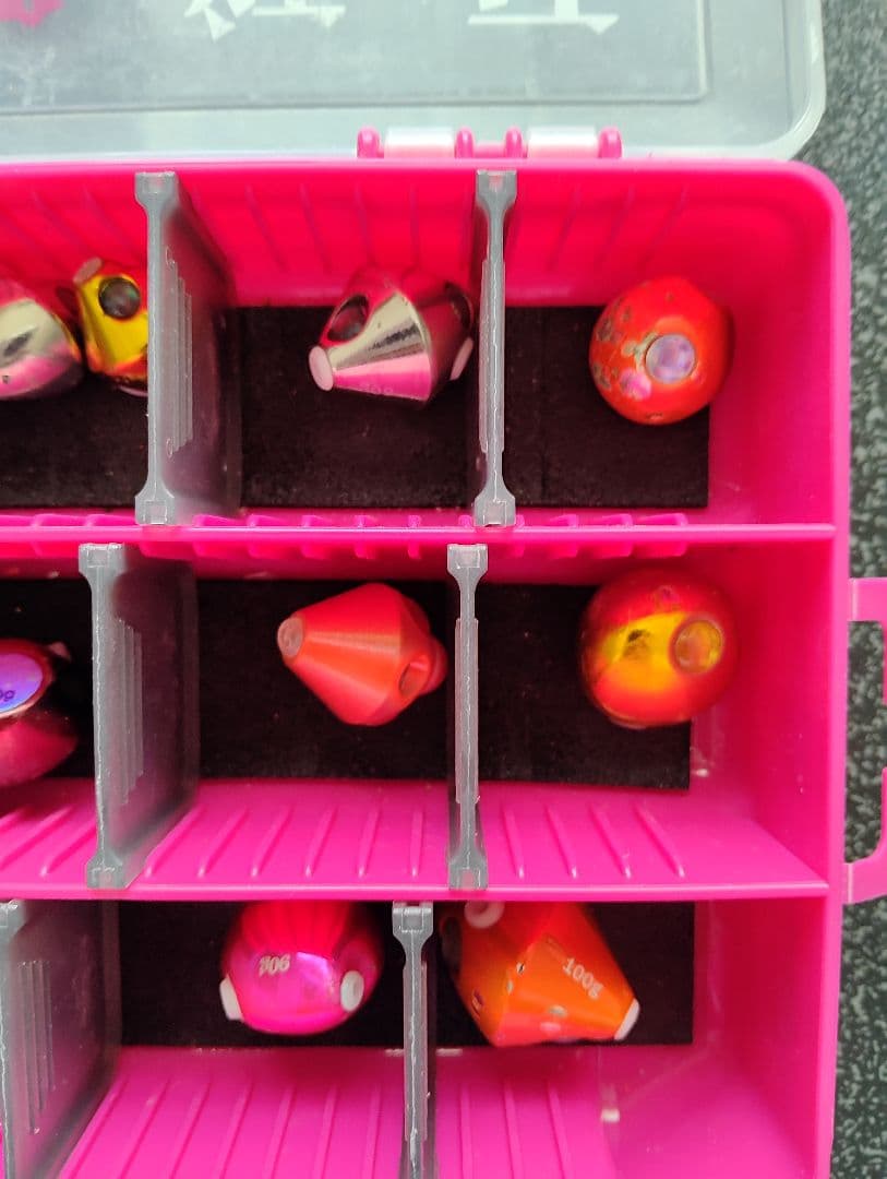 タイラバヘッド　タングステン　ケース付