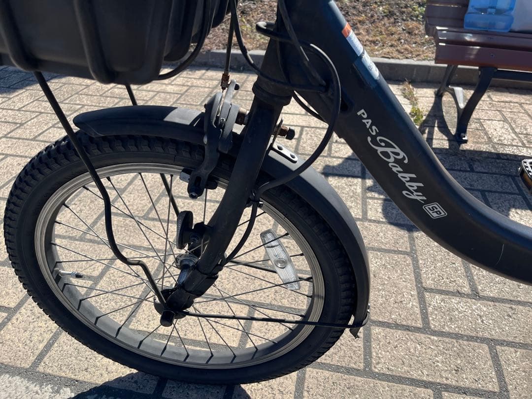 タイヤ交換済！電動アシスト自転車　子乗せ