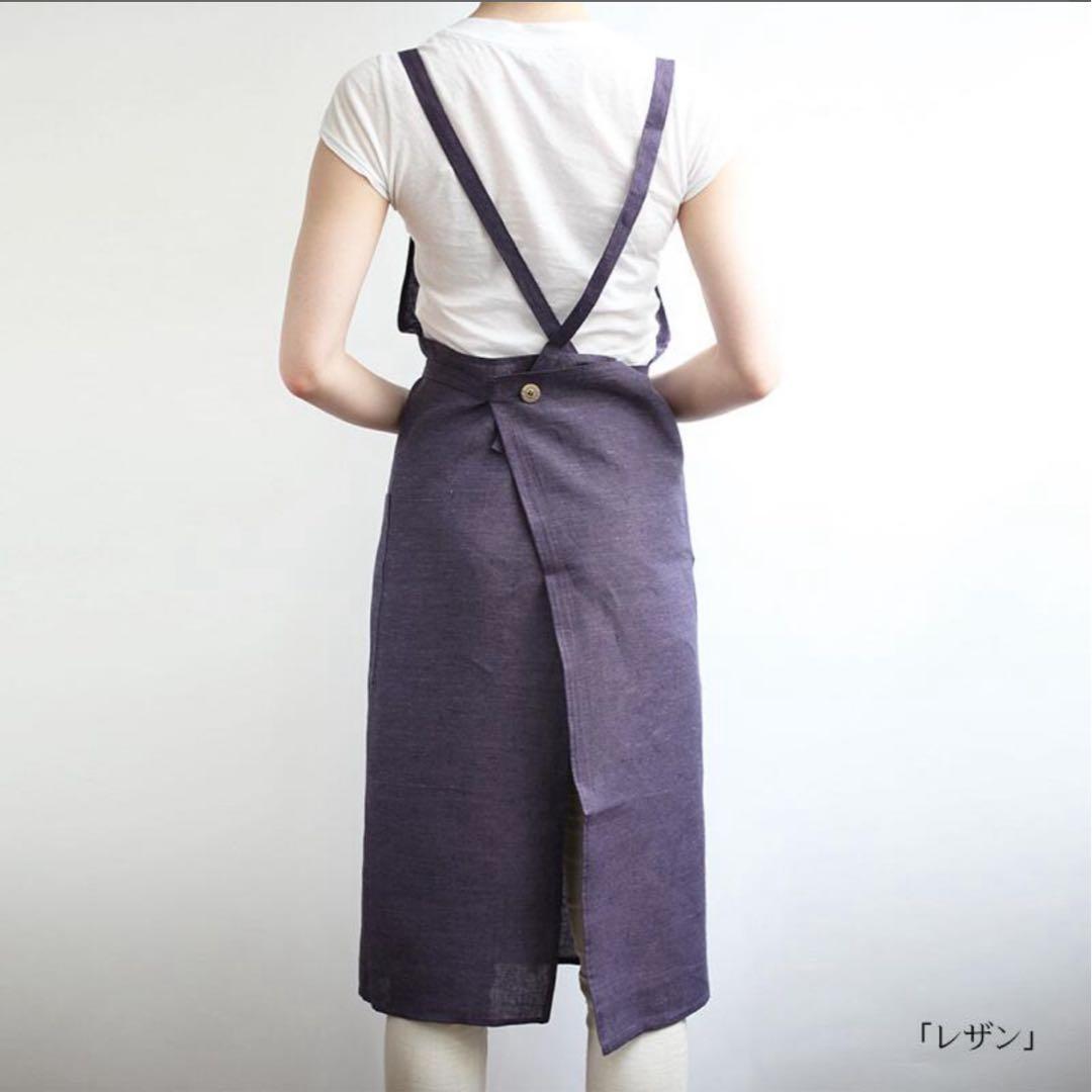 タグ付き LINO E LINA エプロン レザン