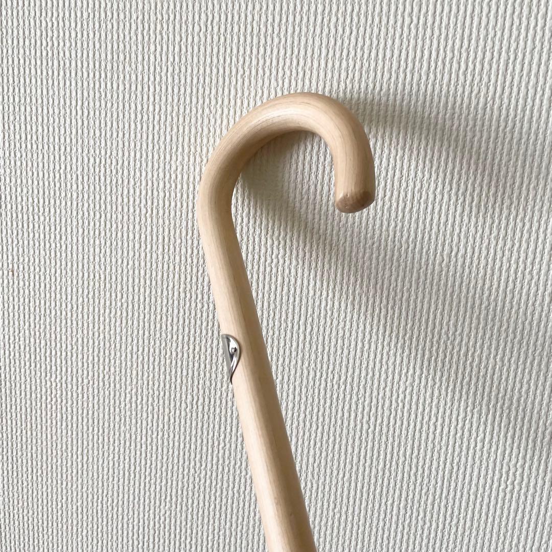 極美品　ポロラルフローレン　長傘　ボーダー　ベージュ