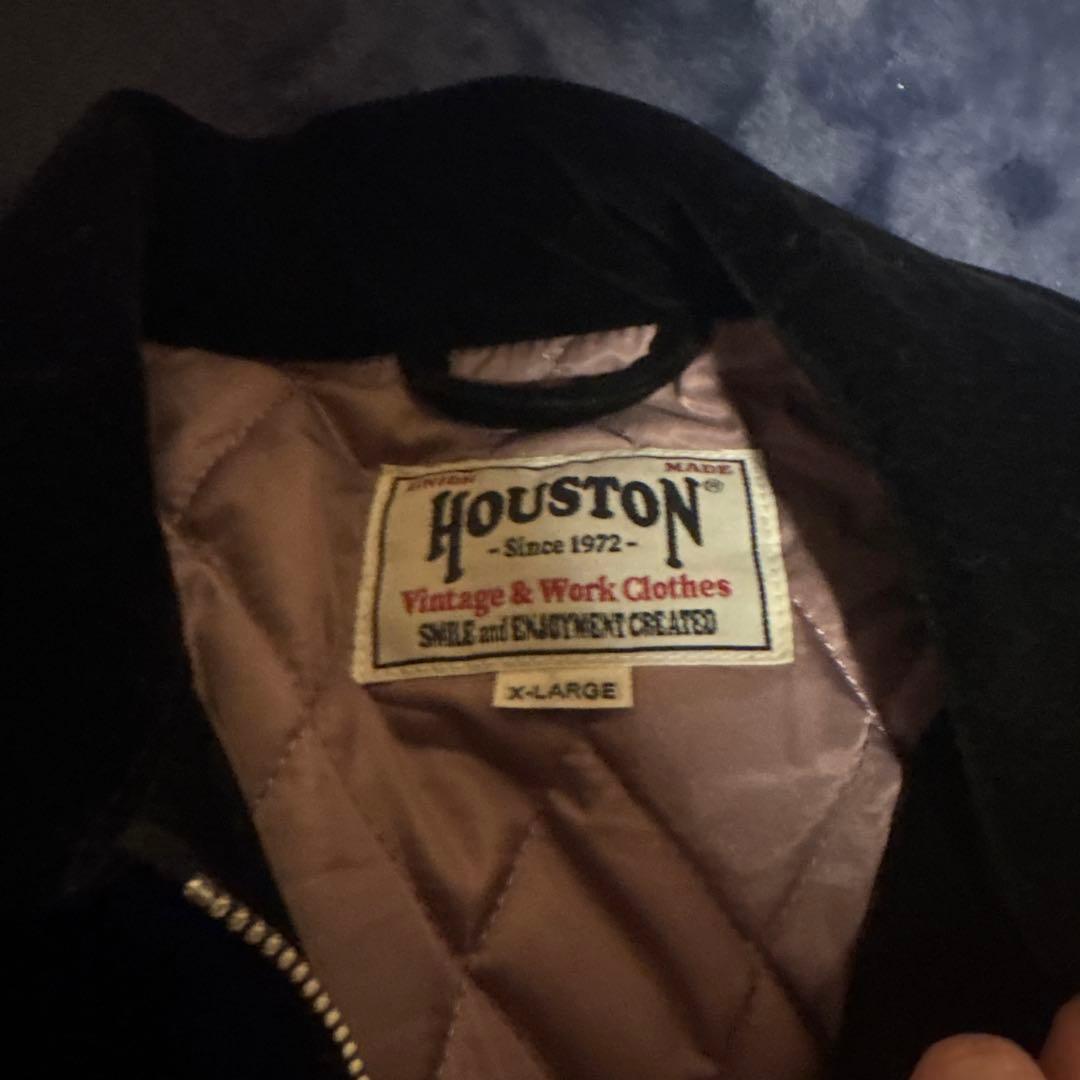HOUSTON ブラックベトナムジャケット　アンダーリペア