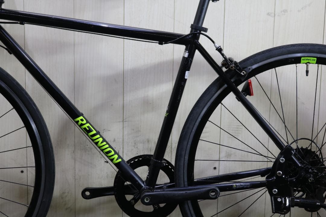 あさひ製レユニオン LILU 700C クロモリ 8速 460mm クロス　黒