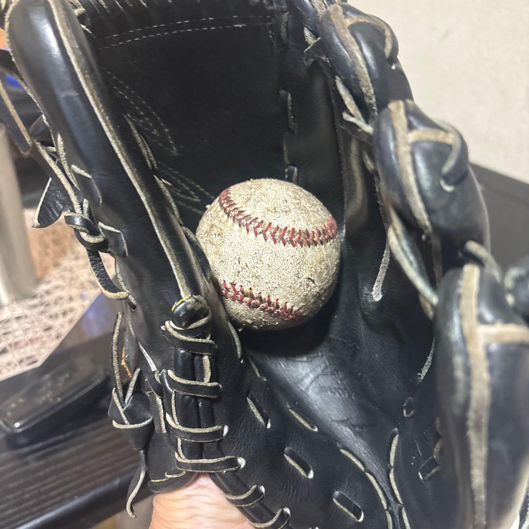 ミズノプロ硬式グローブ 投手用 　[最高級キップレザー使用][若牛革極めが細かい