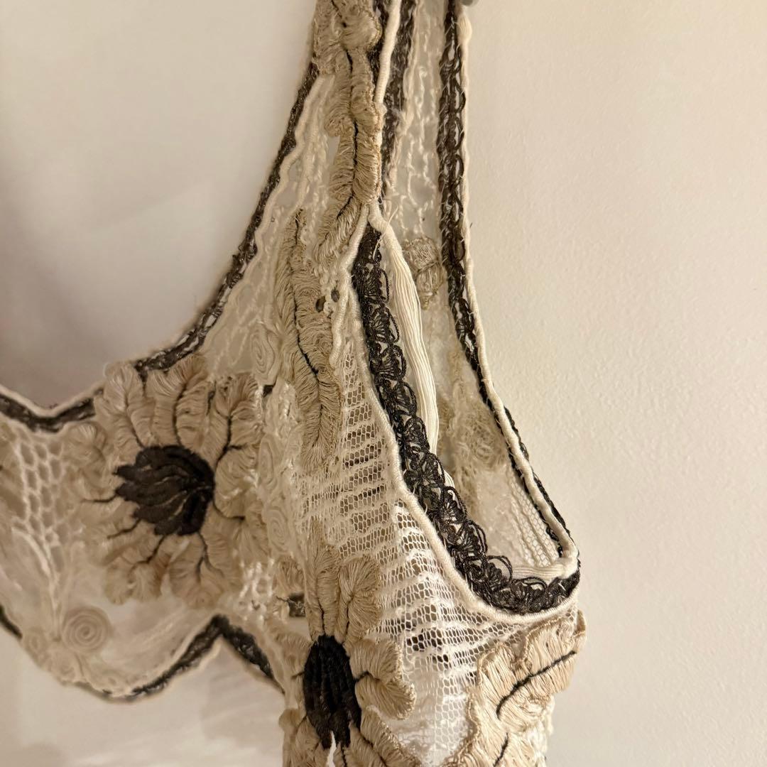 Vintage bustier ヨーロッパ古着 ヴィンテージ レース ビスチェ
