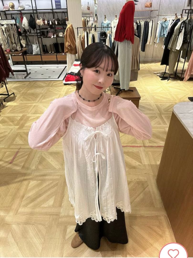 lowrysfarm ２ＷＡＹバテンレースミニワンピース