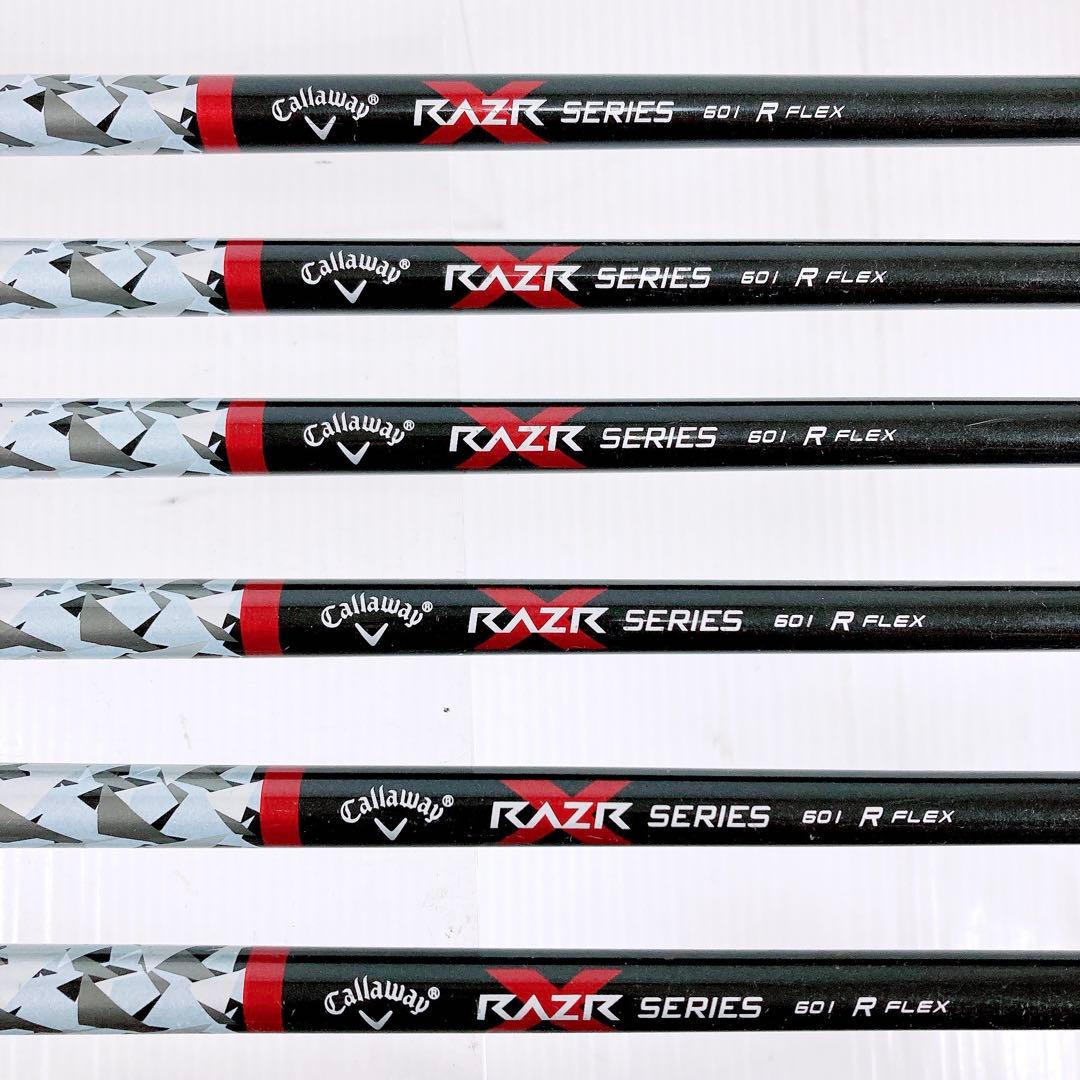 キャロウェイ RAZR X アイアン 左 R 6本セット 美品 人気モデル