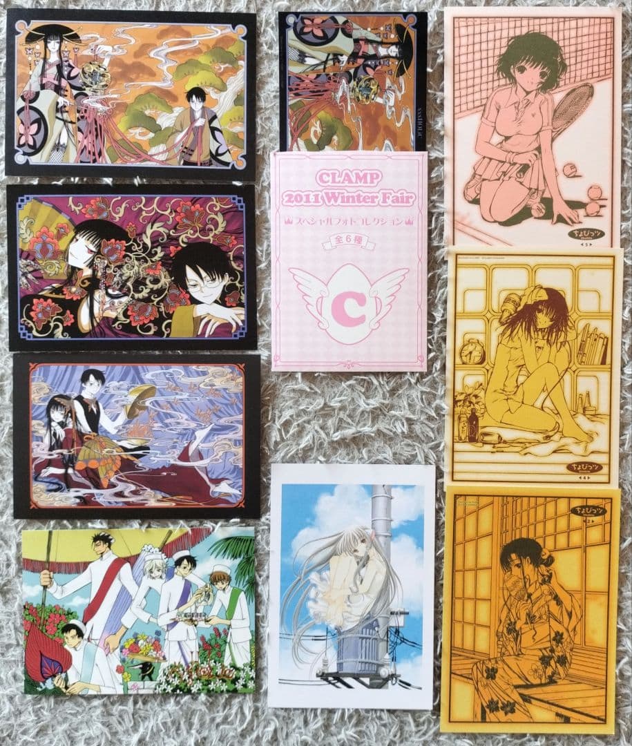 CLAMPシリーズ7冊ほかオマケ色々ツバサ公式本、新品ホリックレイ3巻特装版