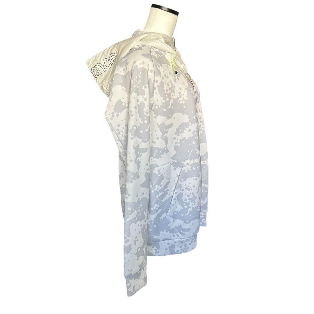 【美品】ニューバランスゴルフ フルジップパーカー ホワイト M メンズ