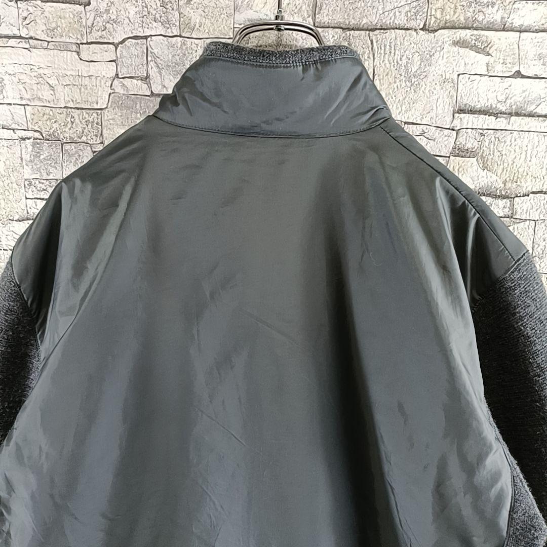 希少✨カルバンクライン ゴルフ ナイロン×ニットギミックドッキングJKT XL