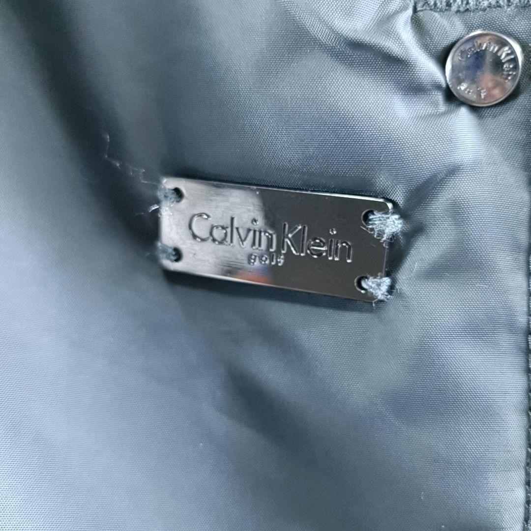 希少✨カルバンクライン ゴルフ ナイロン×ニットギミックドッキングJKT XL