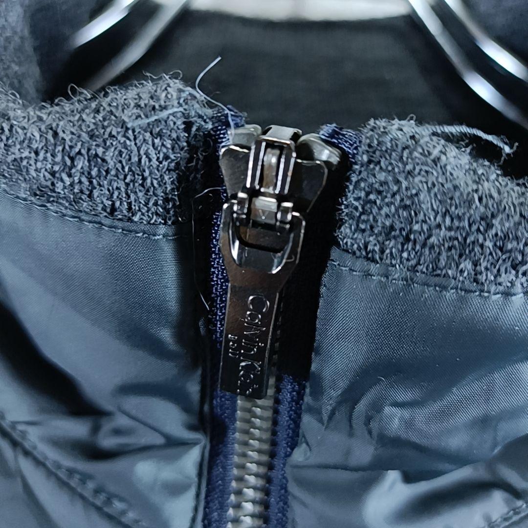 希少✨カルバンクライン ゴルフ ナイロン×ニットギミックドッキングJKT XL