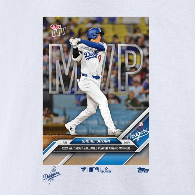 838枚限定/再生産無し 大谷翔平 topp MVP 公式 Tシャツ　M