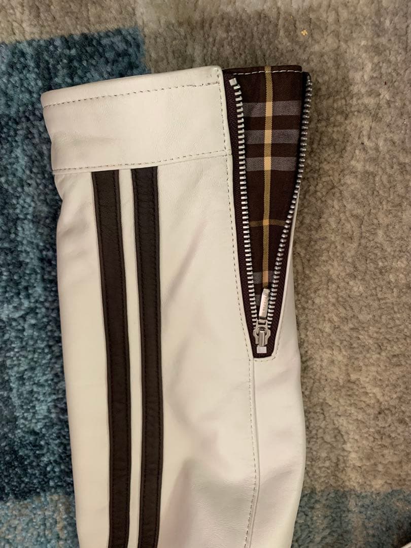 BURBERRY BLACK LABEL レザージャケット（革クリーニング済み)