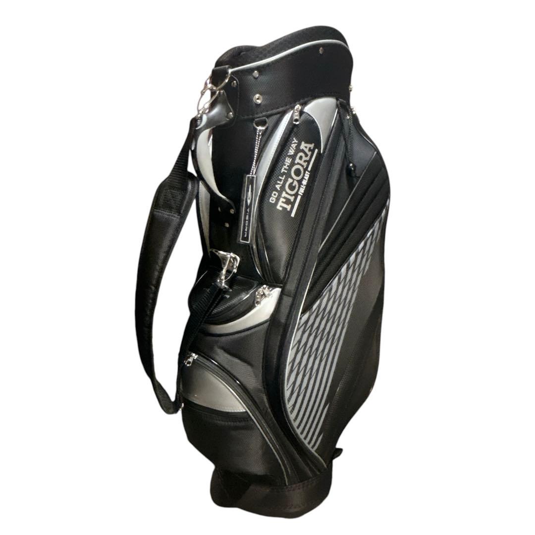 ✨未使用級✨ TIGORA キャディバッグ 9.5型 軽量 ブラック