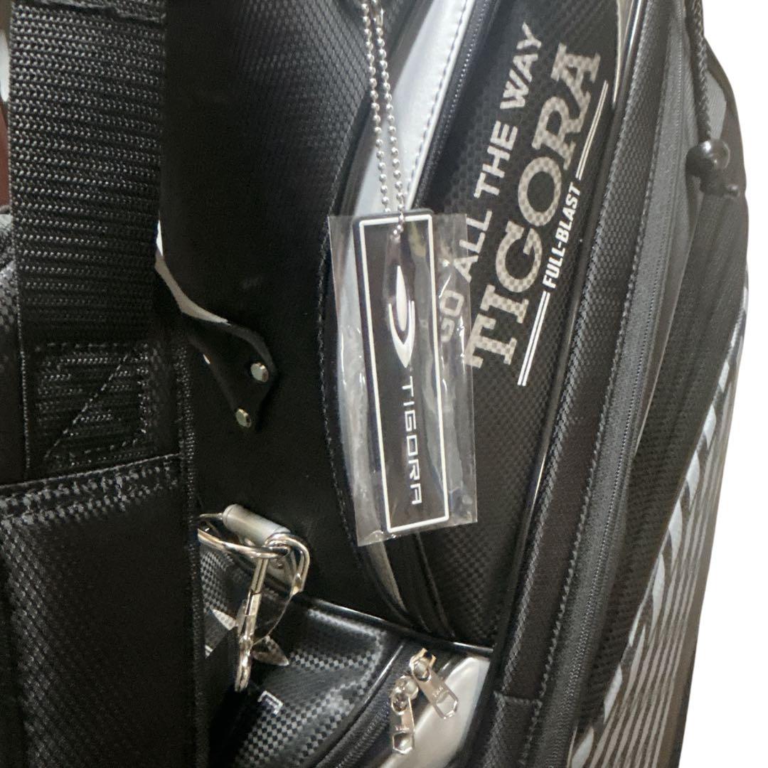 ✨未使用級✨ TIGORA キャディバッグ 9.5型 軽量 ブラック