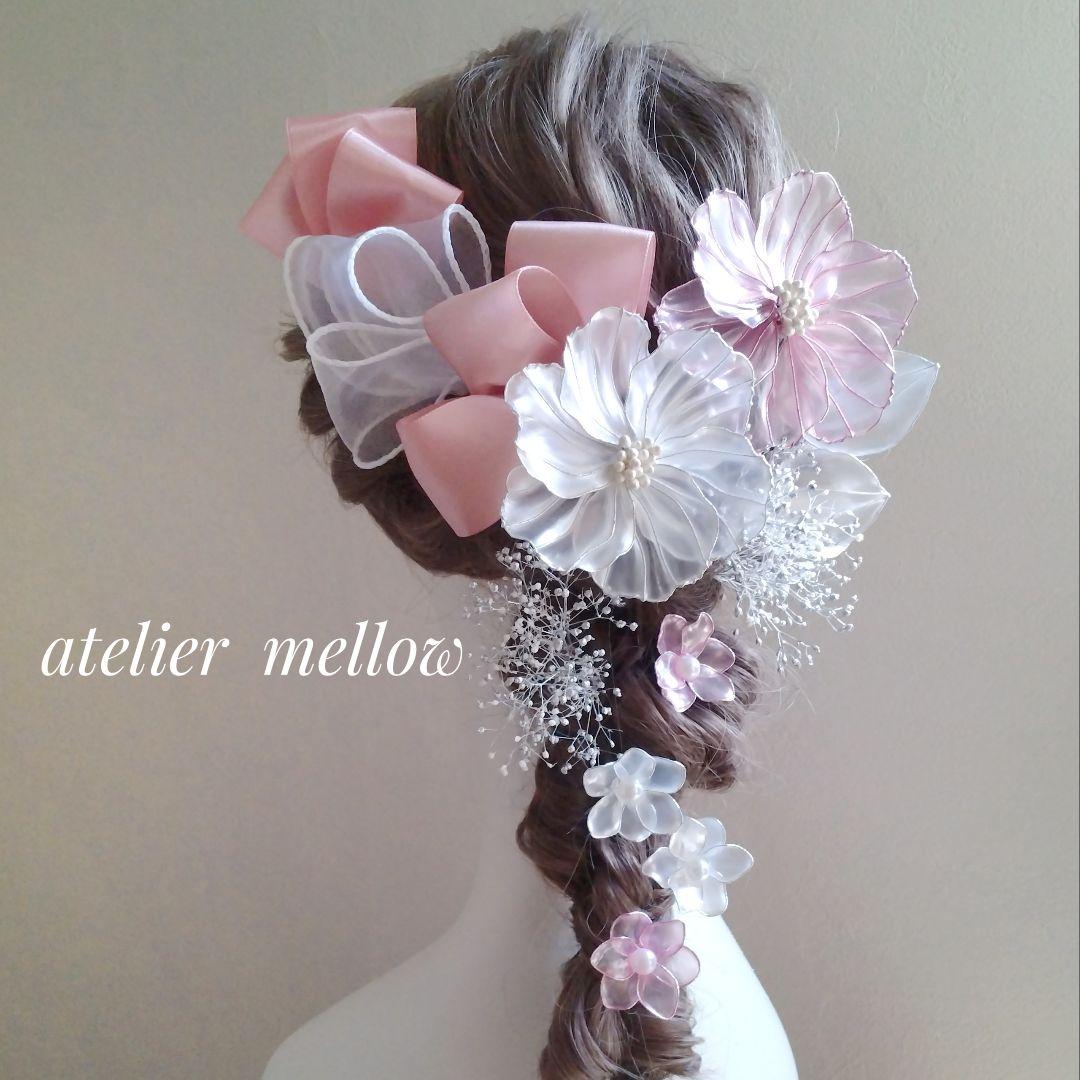 成人式 髪飾り 卒業式 七五三 袴 ウェディング アメリカンフラワーC501