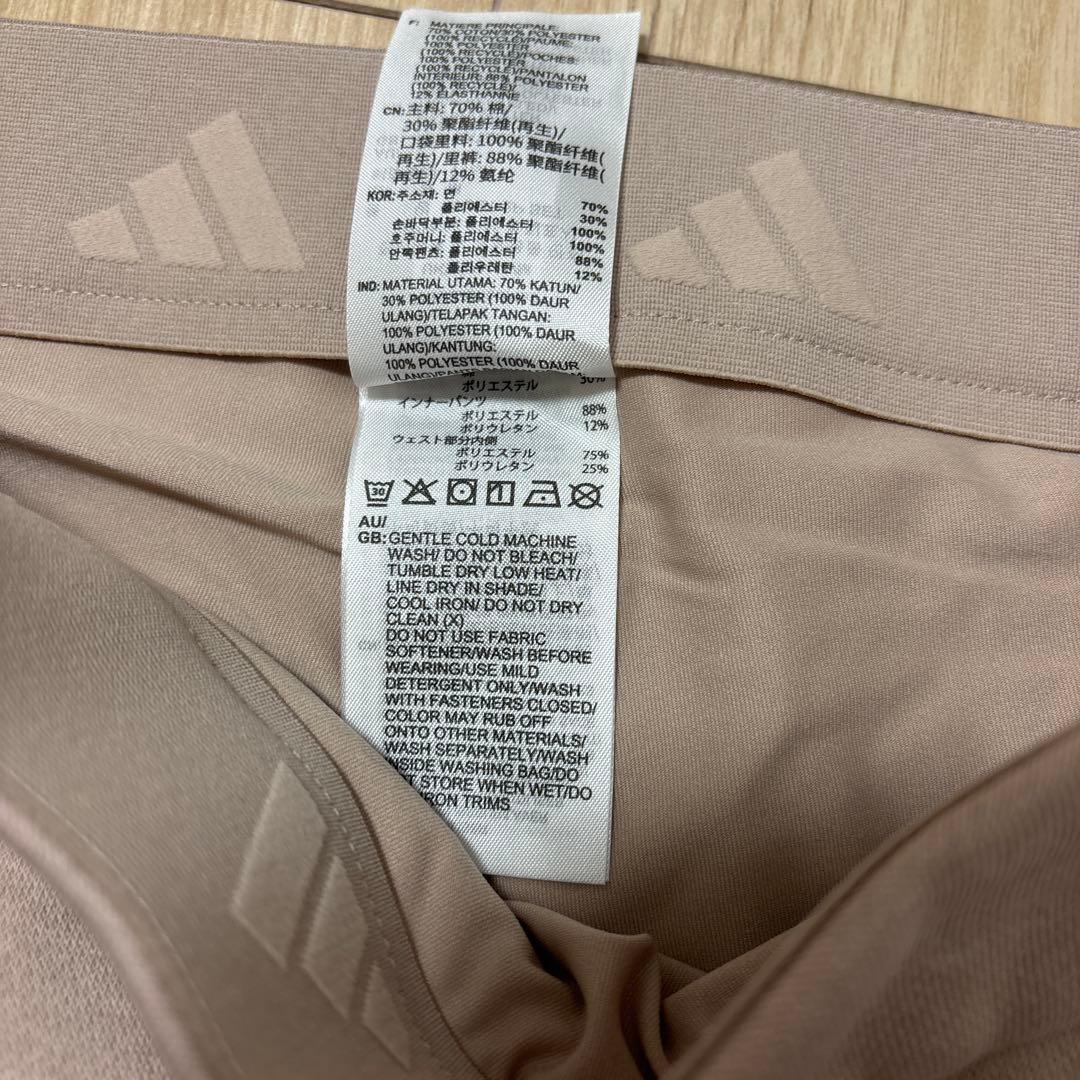 新品アディダスゴルフ セットアップ ジャケット＆スカート Lサイズくすみピンク