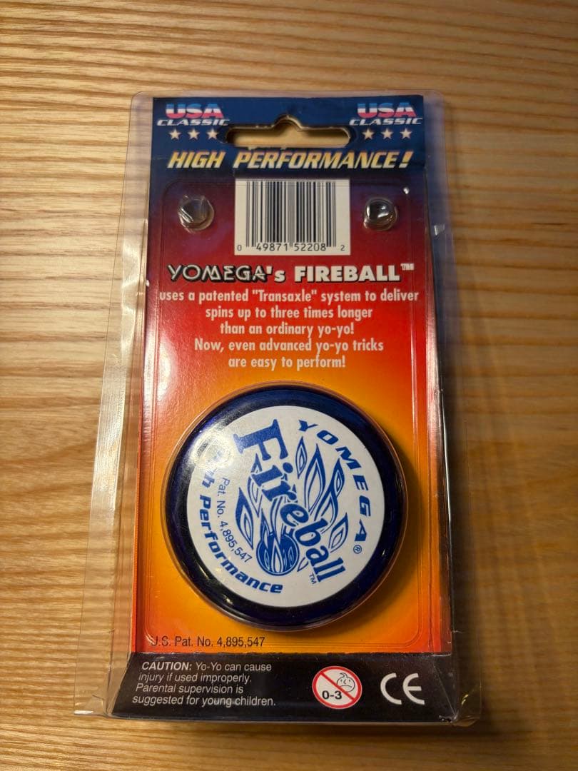ヨーヨー　ファイヤーボール　USA classic 青白　ブルーホワイト　未開封