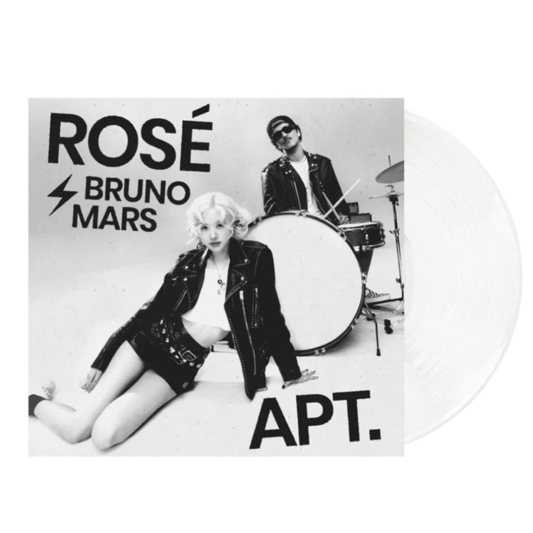 新品 ロゼ ブルーノマーズ APT. 7インチ レコード ホワイト