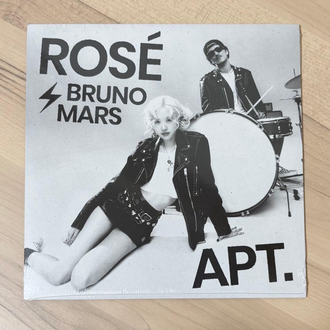 新品 ロゼ ブルーノマーズ APT. 7インチ レコード ホワイト