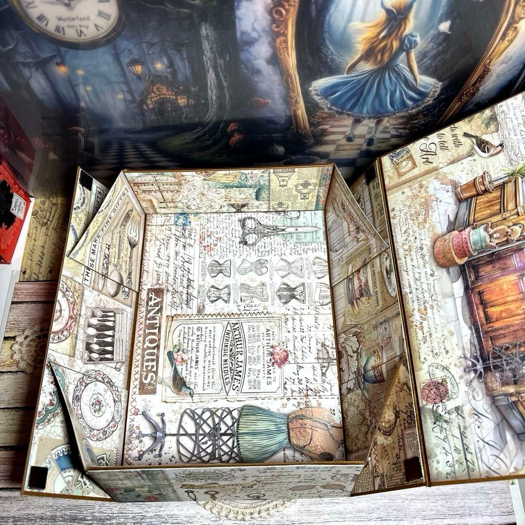 ３０７【新型】スタンペリアBROCANTE おすそ分け引き出し付収納ボックス２段