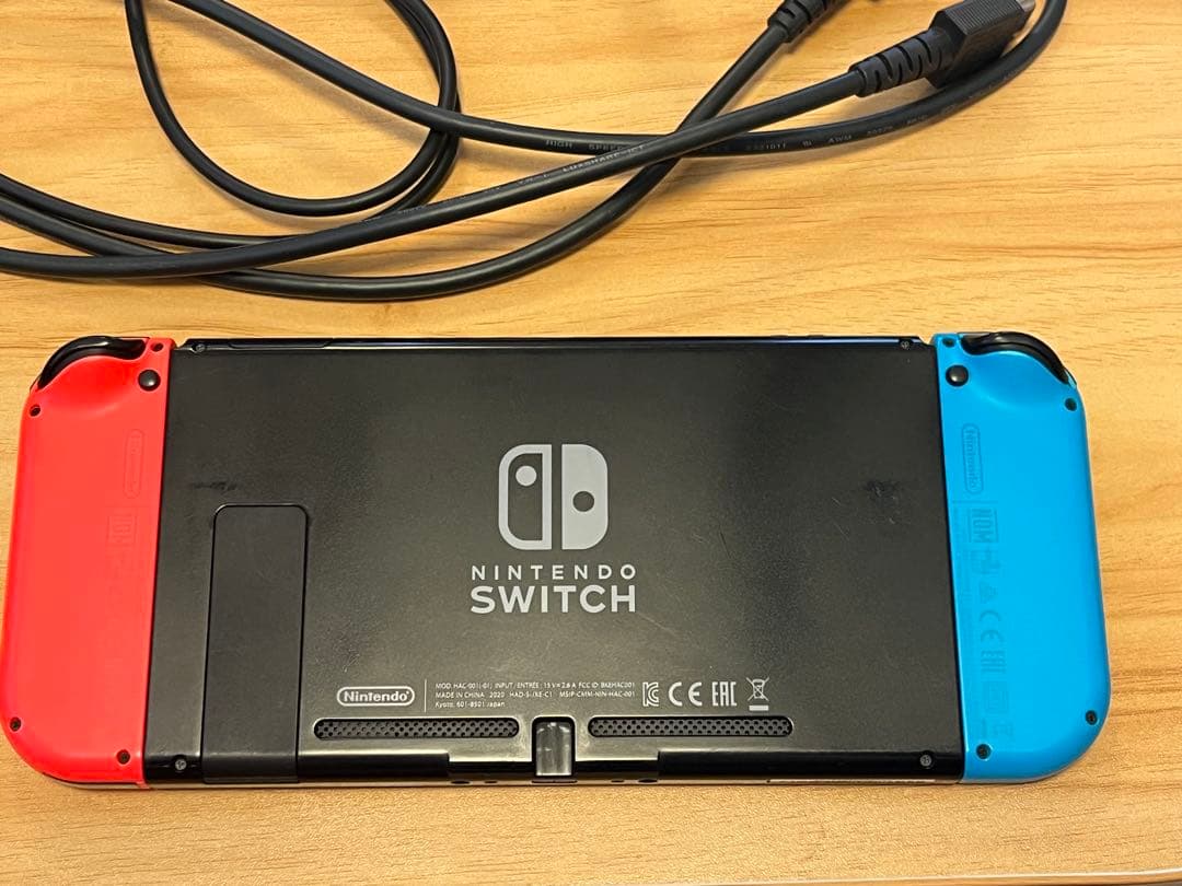 Nintendo Switch 本体 青/赤 ジョイコン・マイクロSDチップ付き