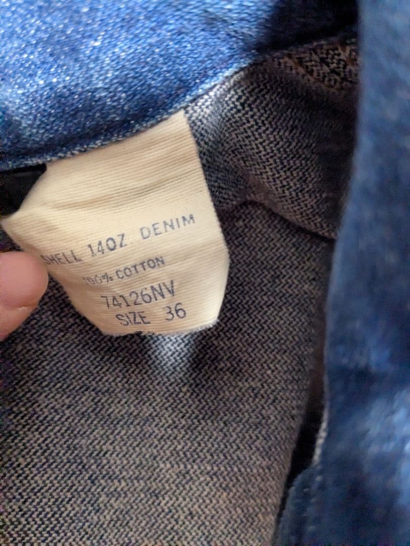 80sVintage　WRANGLER74126NV デニムジャケットUSA製