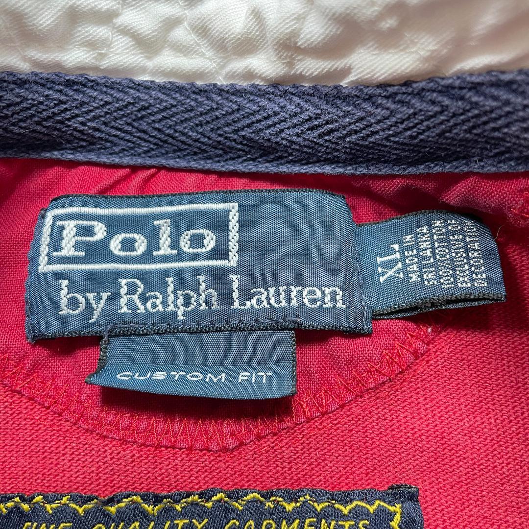 ポロ バイ ラルフローレン ユニオンジャック 長袖 ラガーシャツ ポロシャツ