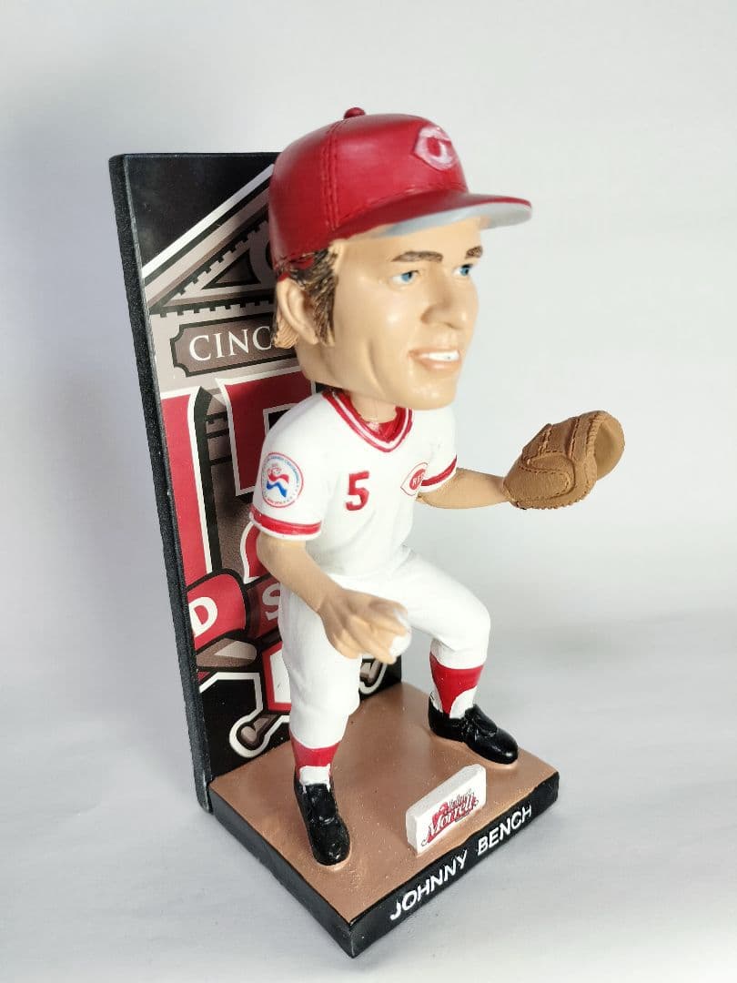 ジョニー・ベンチ／”球団創立150周年” ボブルヘッド人形 (2019／レッズ）