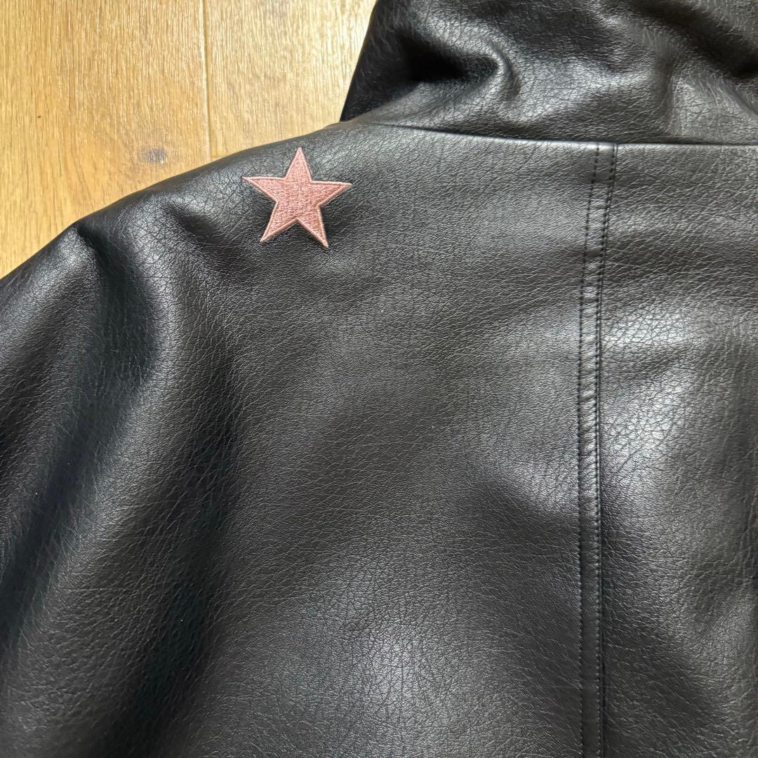 【美品】Xrage ジョジョ　空条承太郎 エコレーザージャケット