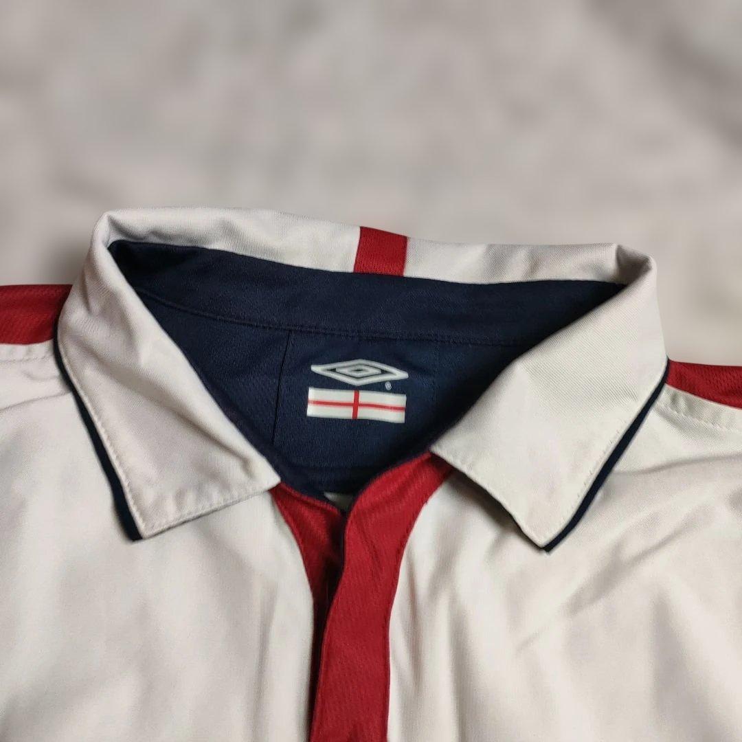 00s イングランド代表 アンブロ リバーシブル　ゲームシャツ 柴田ひかり