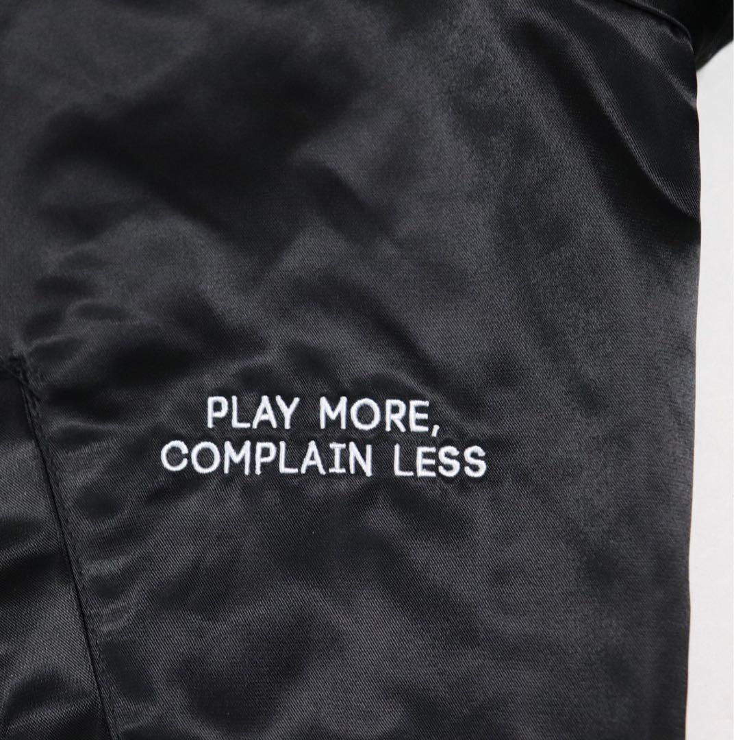 《デヴァローゴルフ》新品 ビッグロゴ・スカルキャディ・Dロゴ刺繍入ブルゾン XL