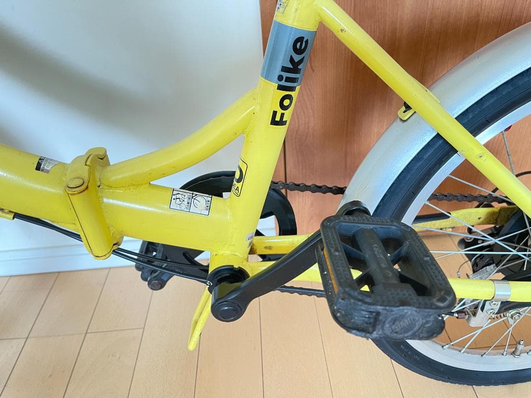 折りたたみ自転車 Folikeシマノ6段変速 20インチ LEDランプ　引取専用
