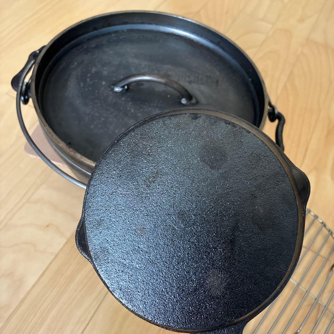 ユニフレーム　SUPER DEEP ダッチオーブン 10インチ　スキレットセット