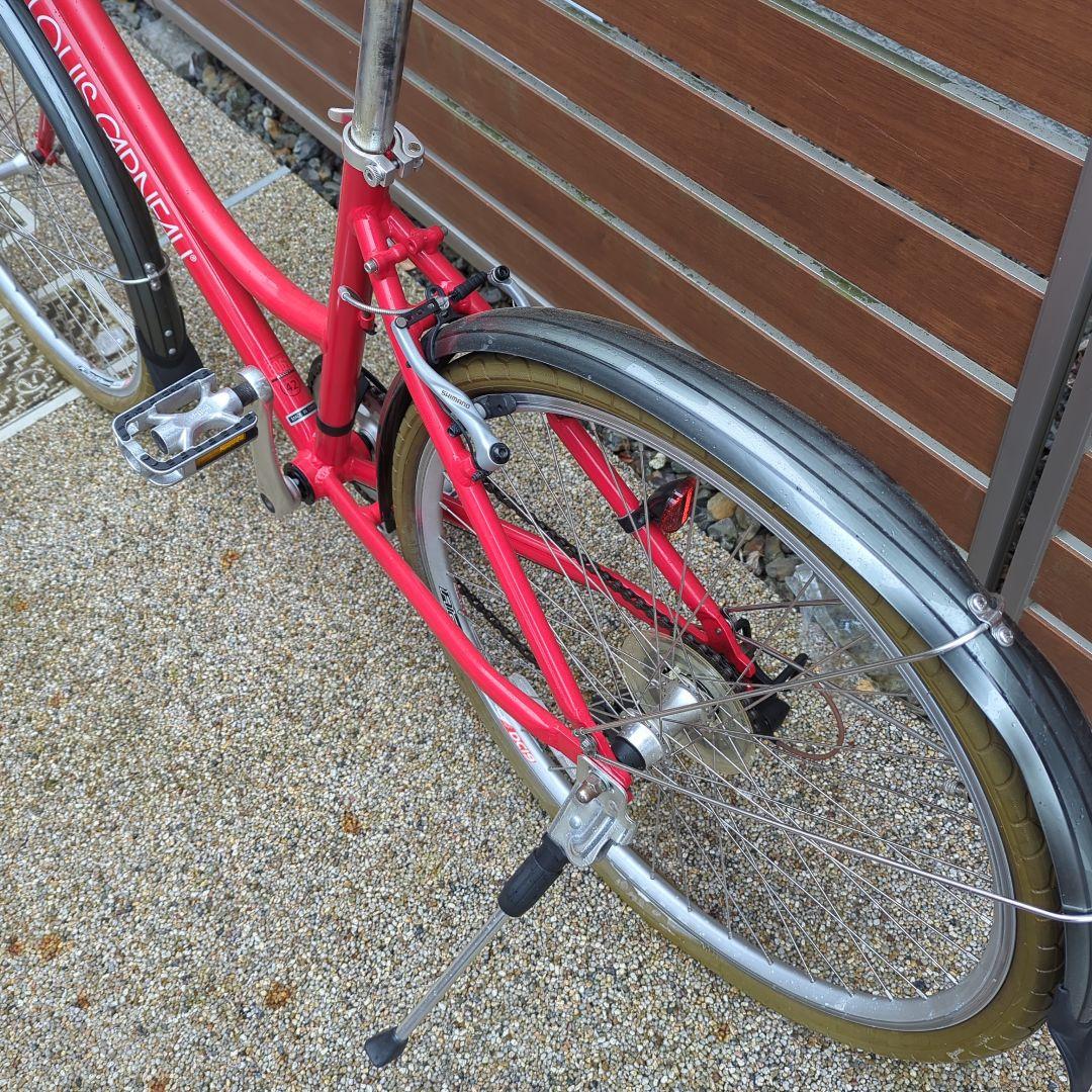 LOUIS GARNEAU 赤 小径自転車　ミニベロ(名古屋周辺引き取り)