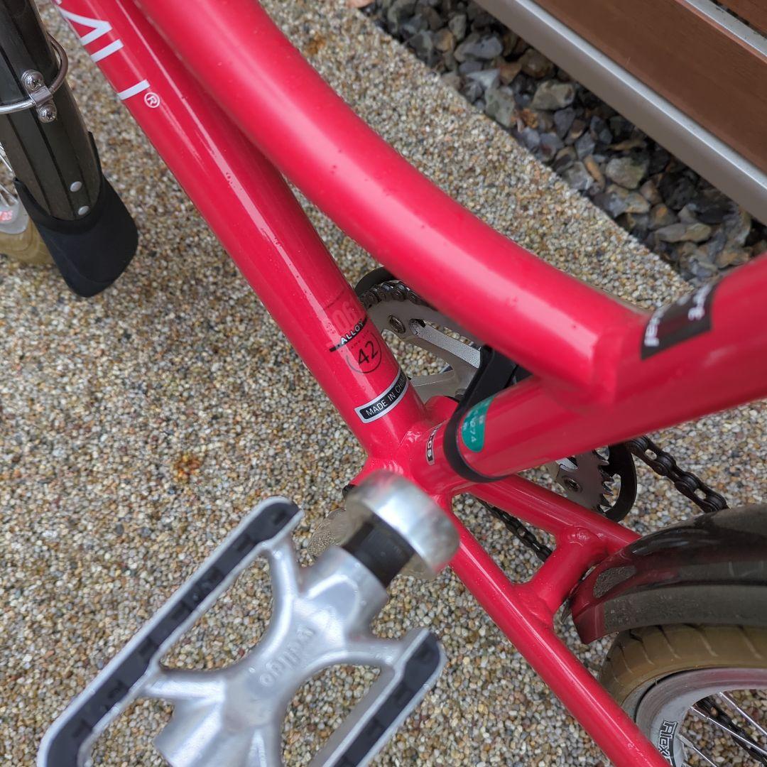 LOUIS GARNEAU 赤 小径自転車　ミニベロ(名古屋周辺引き取り)