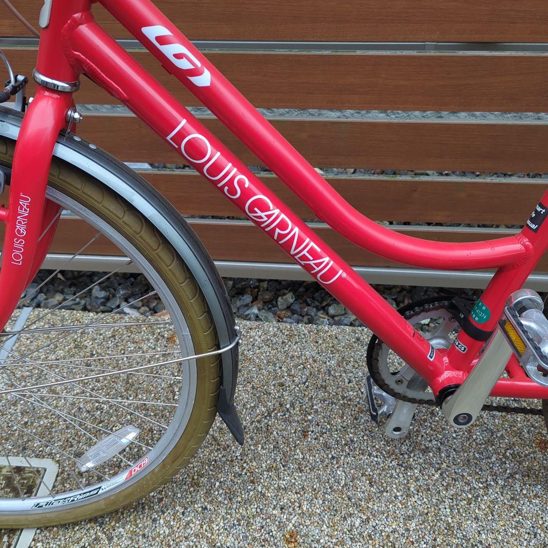 LOUIS GARNEAU 赤 小径自転車　ミニベロ(名古屋周辺引き取り)